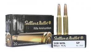 Metak Karabinski Sellier & Bellot 308Winchester SP 11,7gr