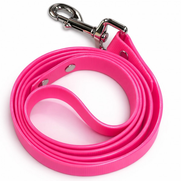 Povodac za psa TPU Pink Fluo