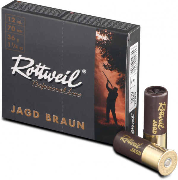 Patron Rottweil 12/70 Jagd Braun 36g 3mm/n5