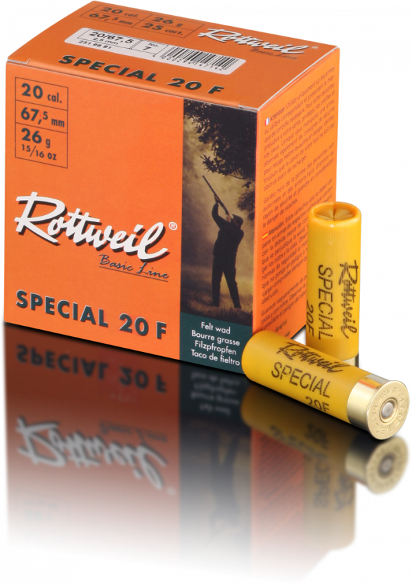 Patron Rottweil 20/67,5 Special 2,5mm/n7 26g