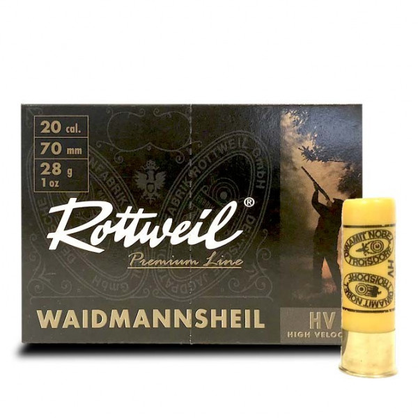 Patron Rottweil 20/70 Waidmannsheil HV 2,7mm/n6 28g plastik